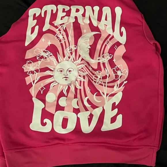 Pink Zip up Hoodie - Picture 3 of 4